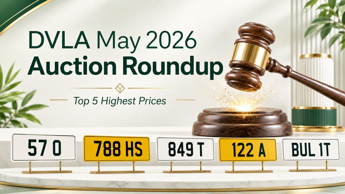 May 2026 DVLA Auction roundup 